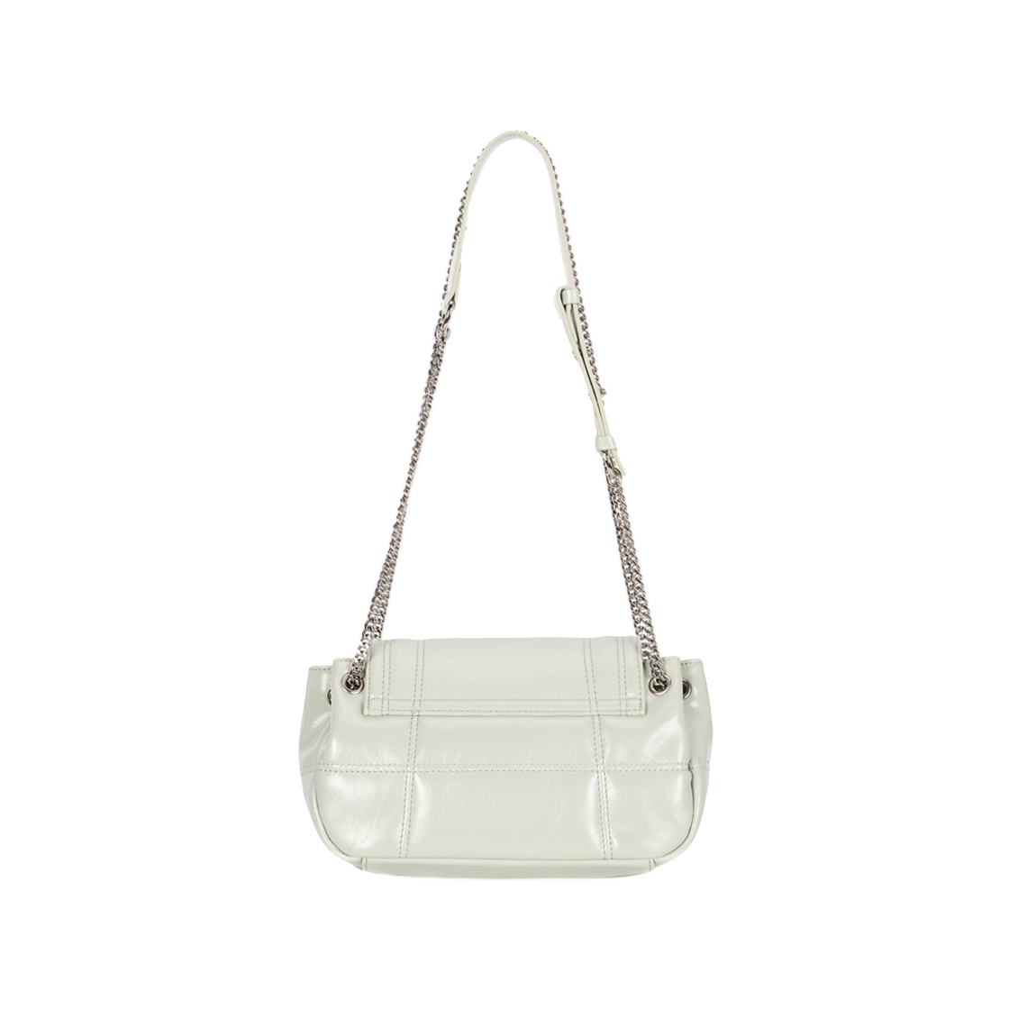 마뗑킴 글로시 퀼팅 스몰 체인 백 라이트 그레이(Matin Kim Glossy Quilting Small Chain Bag Light Grey) - 2