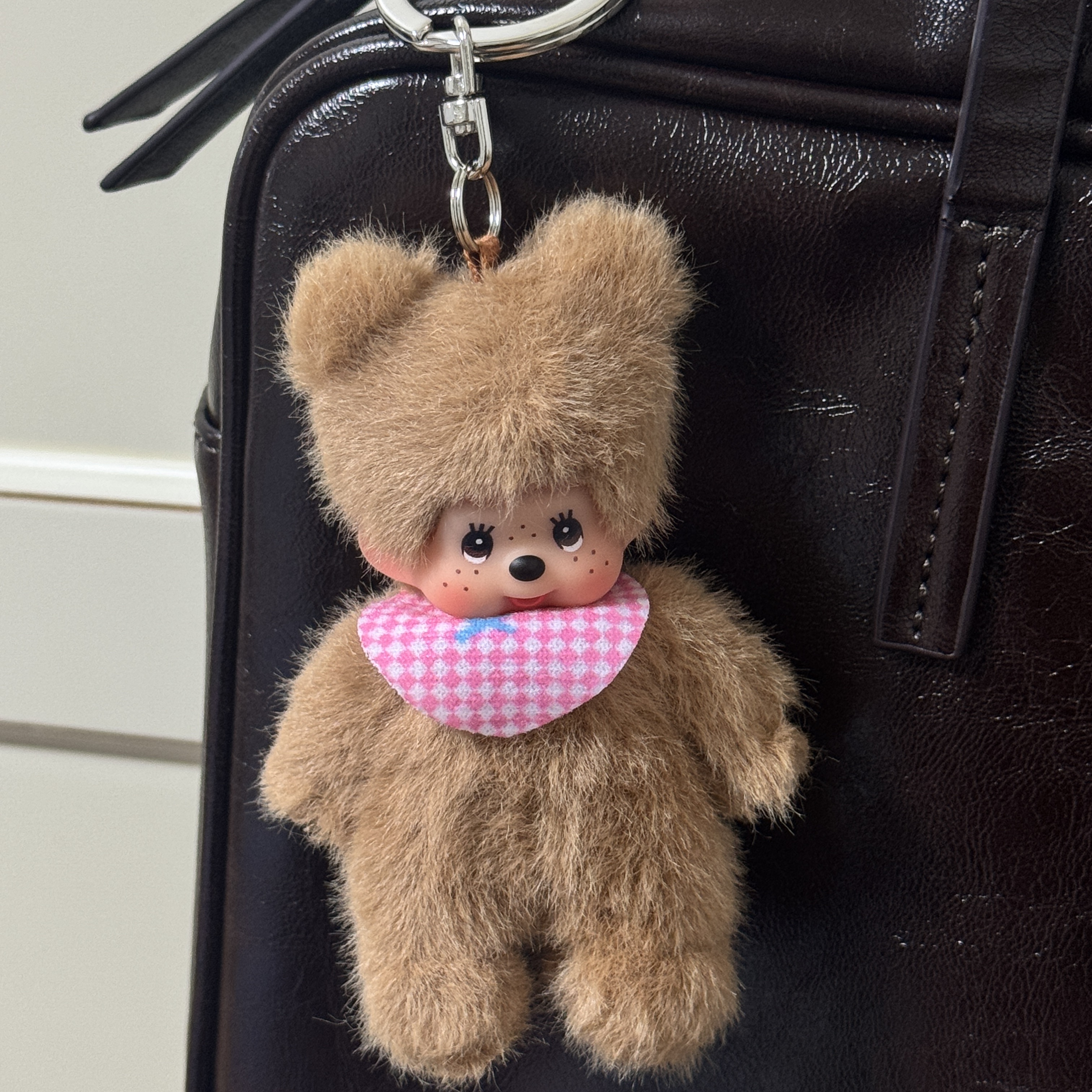 Monchhichi DX Keychain Bearchhichi 착용 스타일 - 1