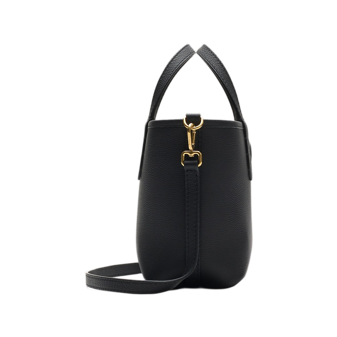 버버리 미니 리버시블 블룸즈버리 토트 블랙 칼리코 베이지(Burberry Mini Reversible Bloomsbury Tote Black Calico Beige) - 2