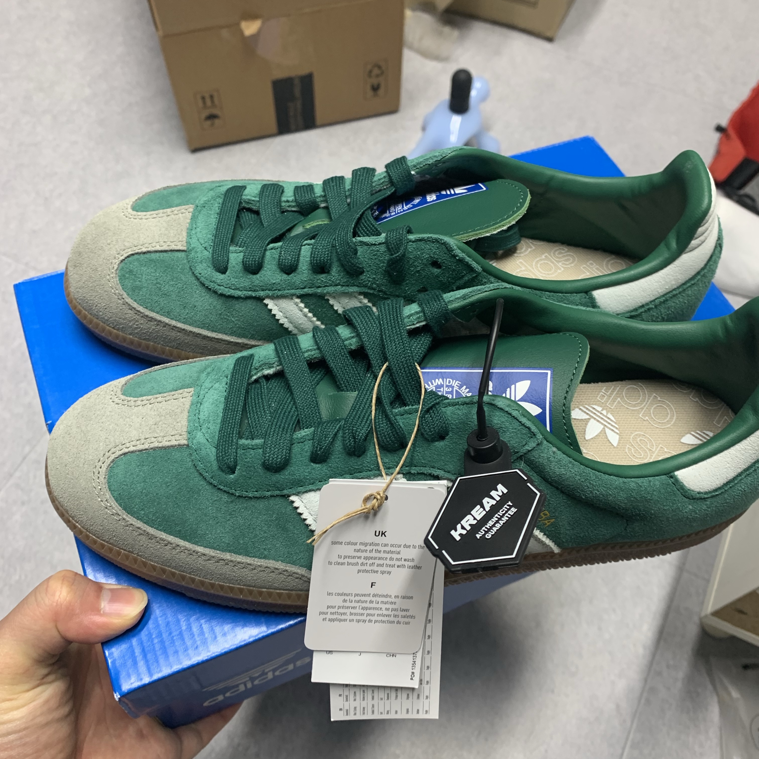 Adidas Samba OG Collegiate Green Gum 착용 스타일