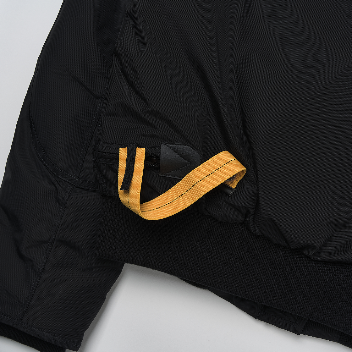 (W) 파라점퍼스 고비 후드 봄버 자켓 블랙 - 24FW((W) Parajumpers Gobi Hooded Bomber Jacket Black - 24FW) - 8