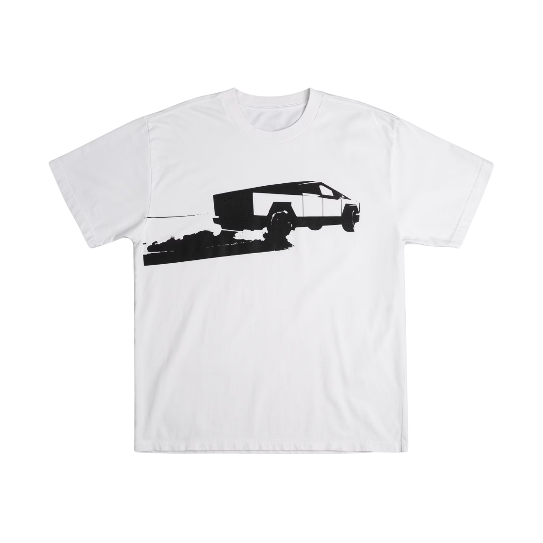 테슬라 사이버트럭 파운데이션 티셔츠 화이트(Tesla  Cybertruck Foundation T-Shirt White)