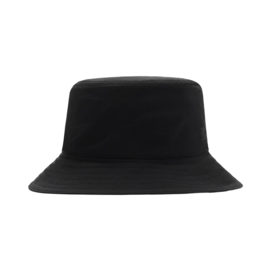 8115748 (W) Burberry Reversible Gabardine Bucket Hat Black Sand Beige