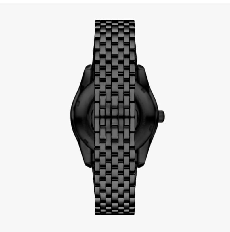 엠포리오 아르마니 안토니오 43mm 스켈레톤 메탈 시계 블랙 블랙(Emporio Armani Antonio 43mm Skeleton Metal Watch Black Black) - 3