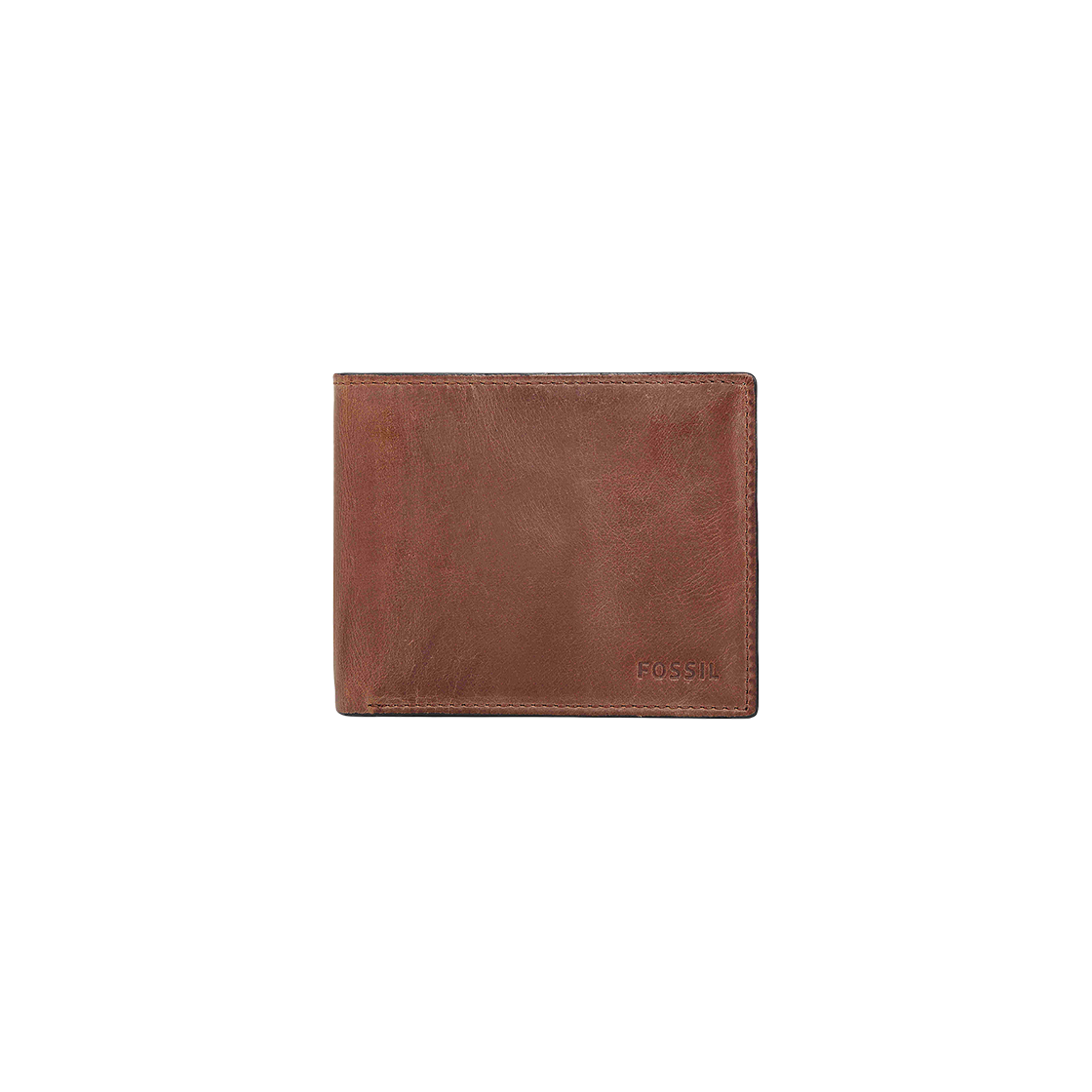 파슬 데릭 RFID 라지 코인 포켓 바이폴드 브라운(Fossil Derrick RFID Large Coin Pocket Bifold Brown)