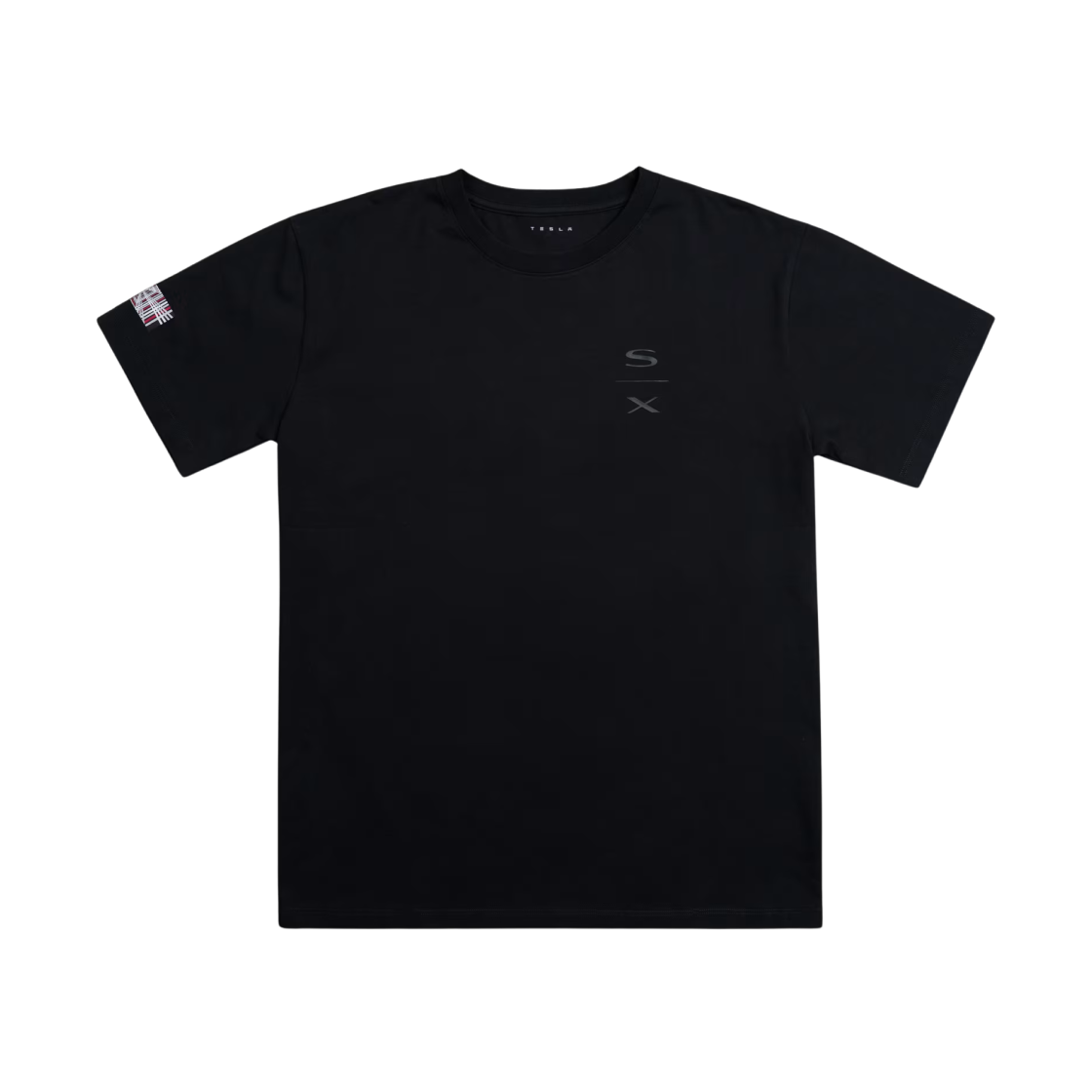 테슬라 모델 S/X 플레이드 티셔츠 블랙(Tesla  Model S/X Plaid T-Shirt Black)