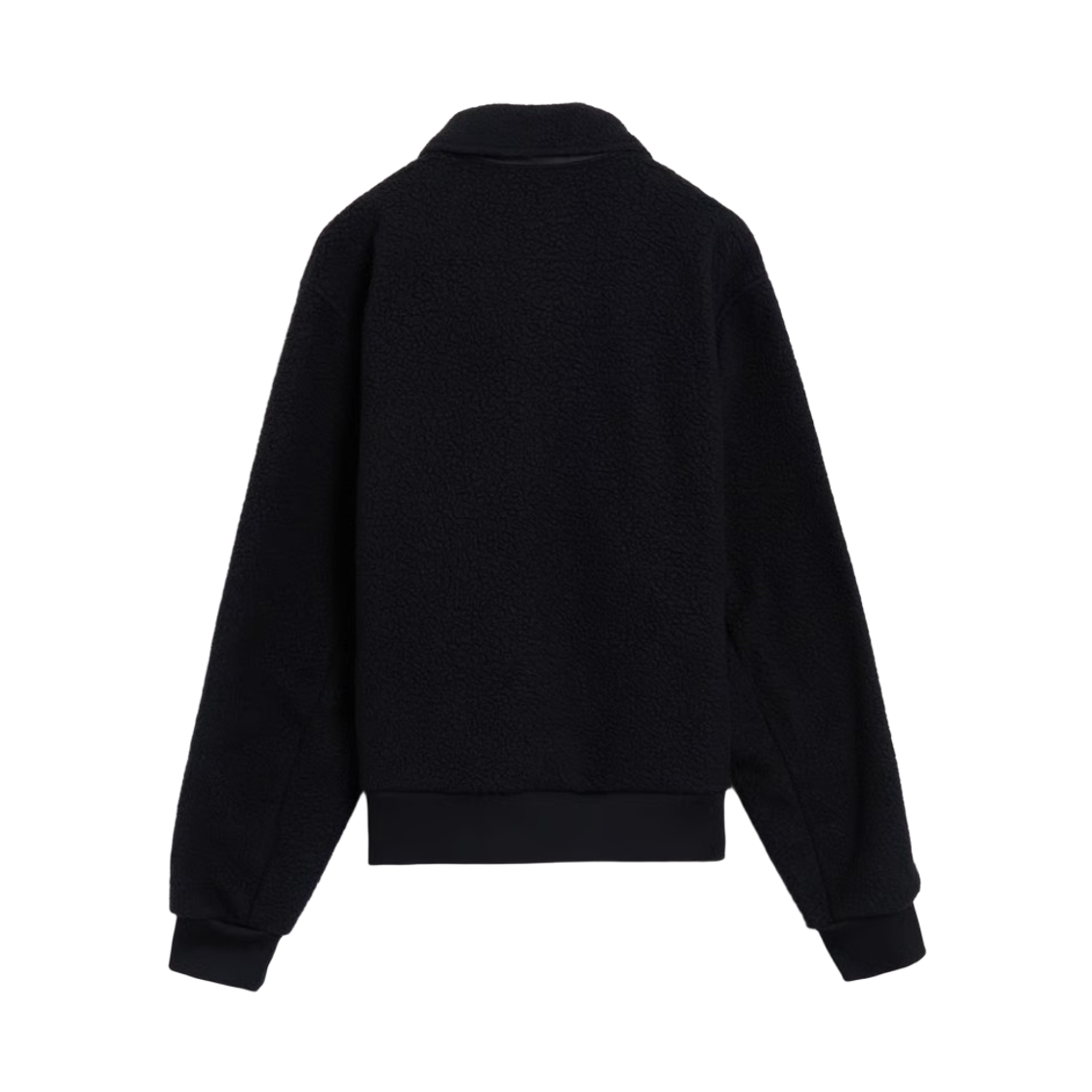 나이키 NSW 클럽 하이파일 하이파일 플리스 코치 자켓 블랙 화이트 - 아시아(Nike NSW Club High-Pile Fleece Coach Jacket Black White - Asia) - 2