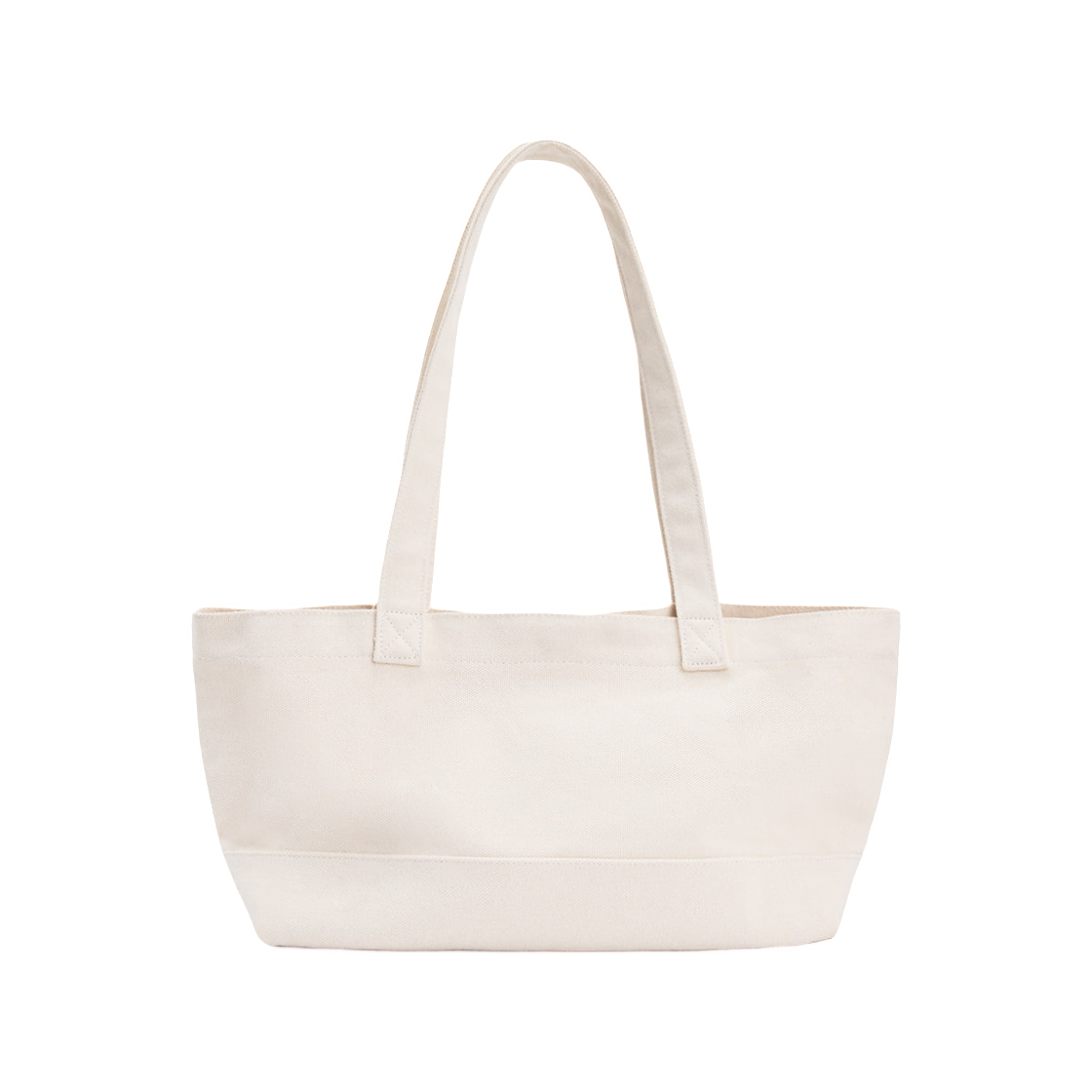 마뗑킴 마뗑 로고 캔버스 와이드 숄더백 아이보리(Matin Kim Matin Logo Canvas Wide Shoulder Bag Ivory) - 2