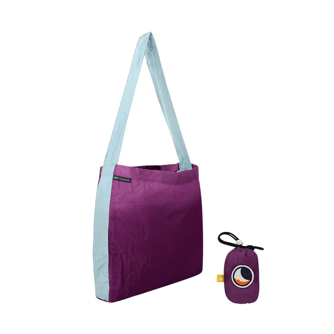 티켓투더문 미디엄 에코백 15L 플럼 클라우드(Ticket To The Moon Medium Eco Bag 15L Plum Cloud)