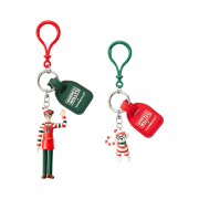 Starbucks x Where's Wally Joyful Figurine Keyring Multicolor (Set of 2)