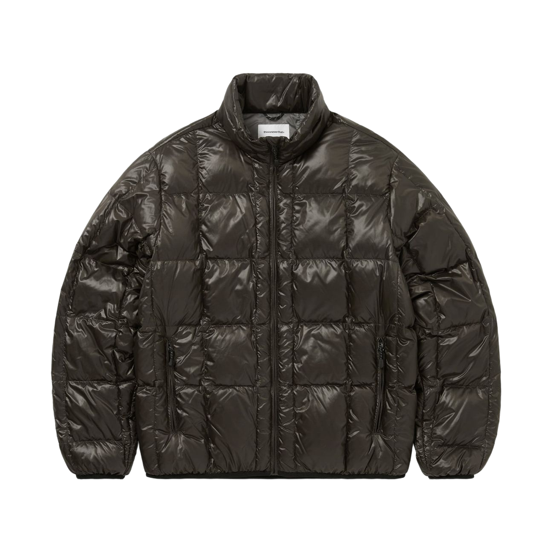 디스이즈네버댓 퍼텍스 라이트 다운 자켓 브라운 블랙(Thisisneverthat Pertex Light Down Jacket Brown Black)