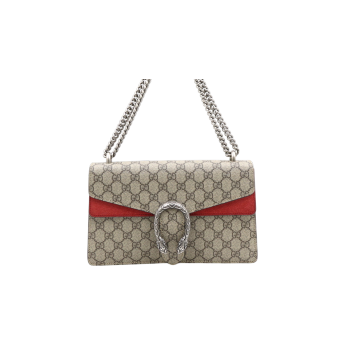 ITCPBSHS6NA6 Gucci 400249 GG Supreme Canvas Dionysus Small Chain Shoulder Bag