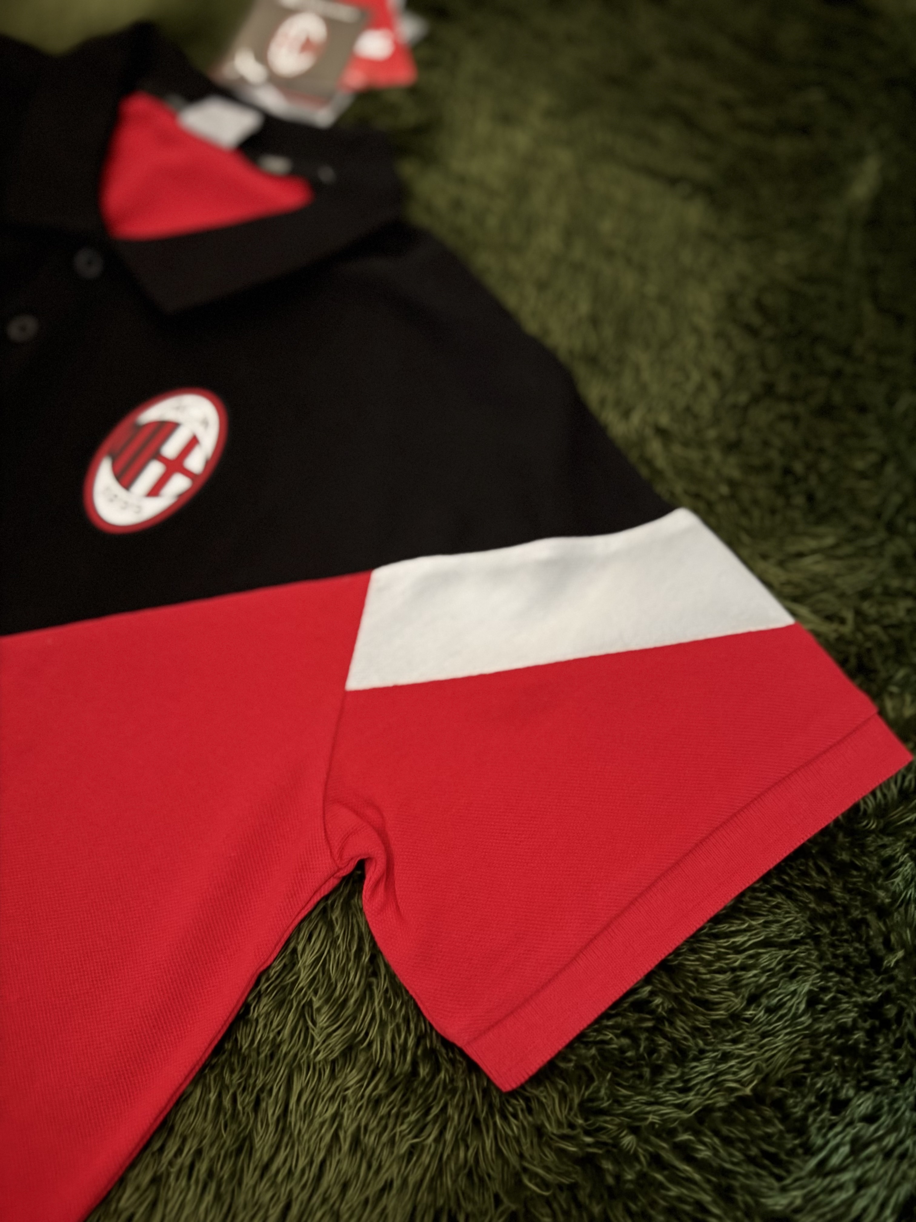 Puma AC Milan Iconic Polo Red (Non Marking Ver.) 착용 스타일 - 3
