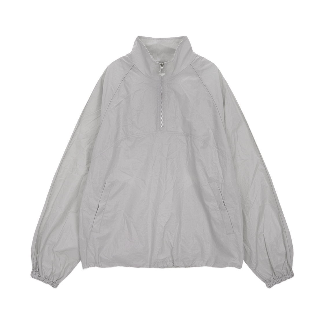 (W) 마뗑킴 마뗑 코팅 아노락 점퍼 그레이((W) Matin Kim Matin Coating Anorak Jumper Grey) - 2