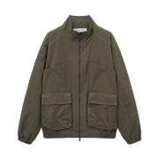 (W) Matin Kim Utility Bomber Jumper Khaki Brown