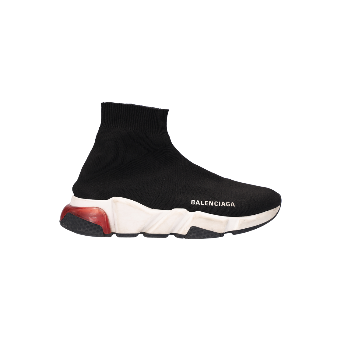 ITQBUS6GVCM7 Balenciaga Speed Trainer Black & Red 36