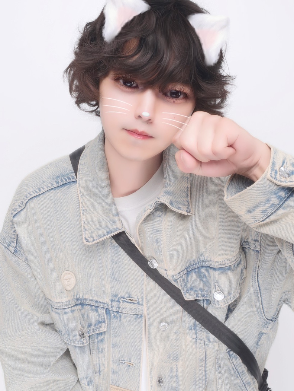 AAPE Now Light Weight Jacket Blue - 25SS 착용 스타일 - 3