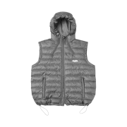 runwhither Lightweight Hoodie Vest Deep Grey