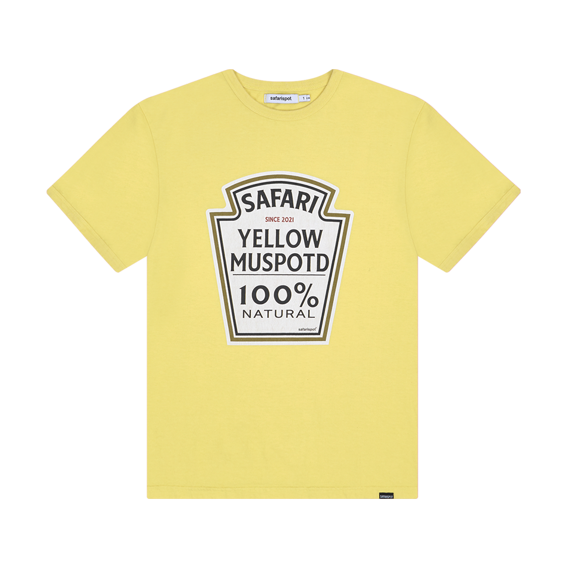 P0000BPG Safarispot Country Muspotd Tee Yellow
