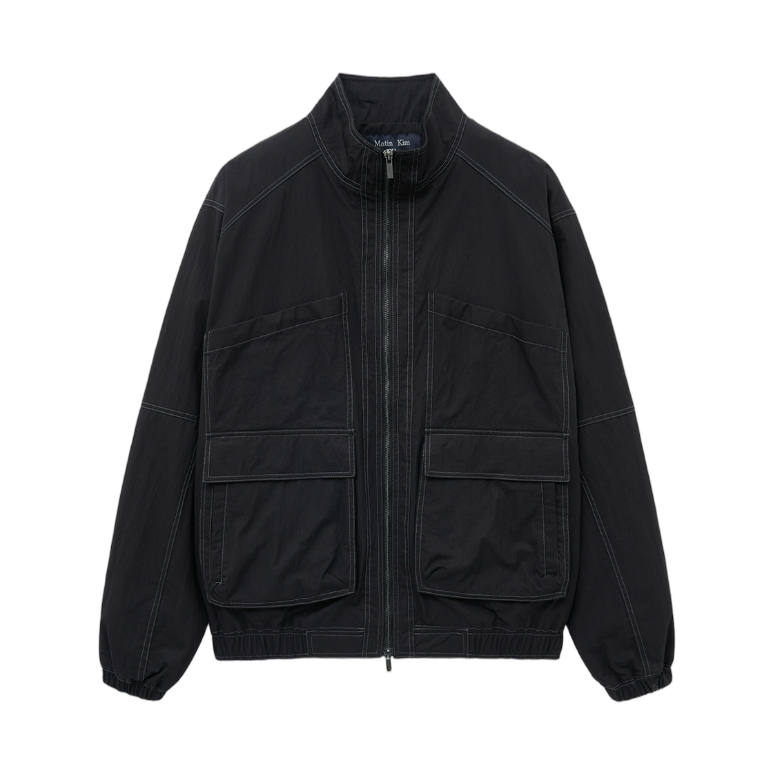 마뗑킴 유틸리티 봄버 점퍼 블랙(Matin Kim Utility Bomber Jumper Black) - 1