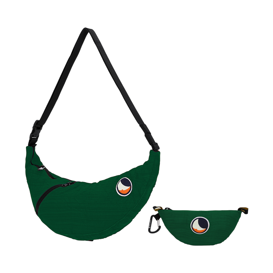 TMSLB0505 Ticket To The Moon Sling Bag Dark Green