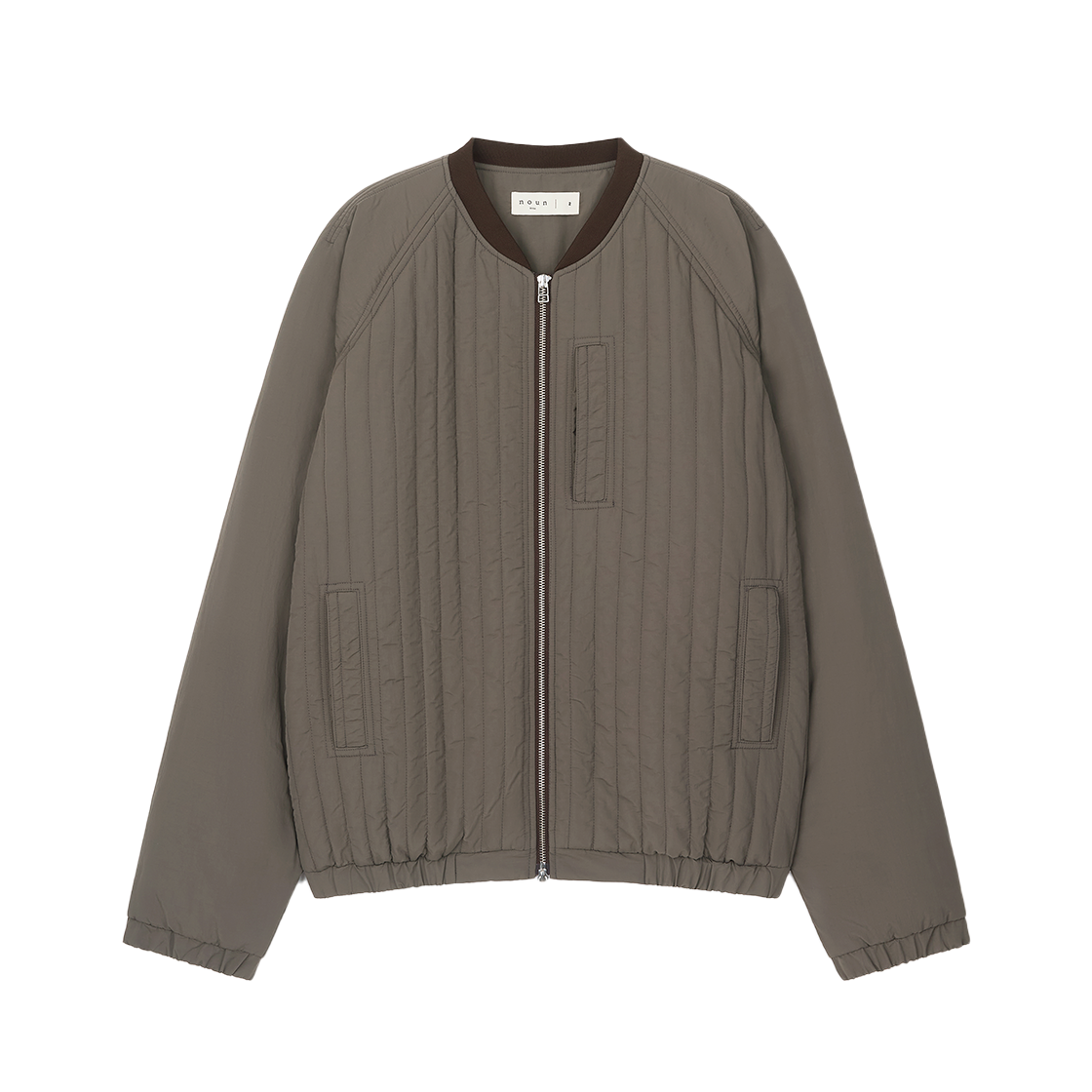 노운 퀼티드 점퍼 타우페(noun Quilted Jumper Taupe)