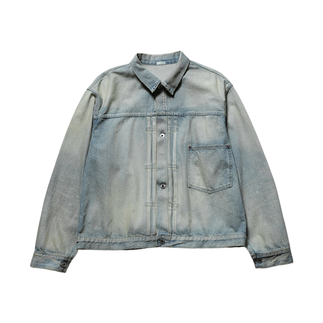아프레쎄 퍼스트 타입 데님 자켓 블리치 -25FW(A.Presse 1st Type Denim Jacket Bleach -25FW)