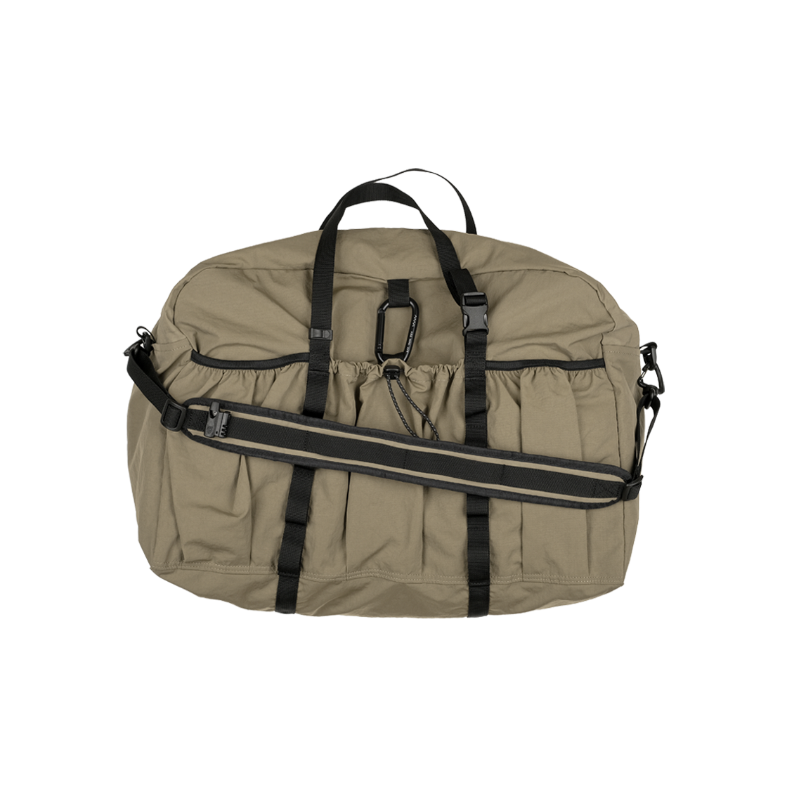 B-128 mmogarden mmo Boston Bag 095 Nylon Twill Mud Khaki