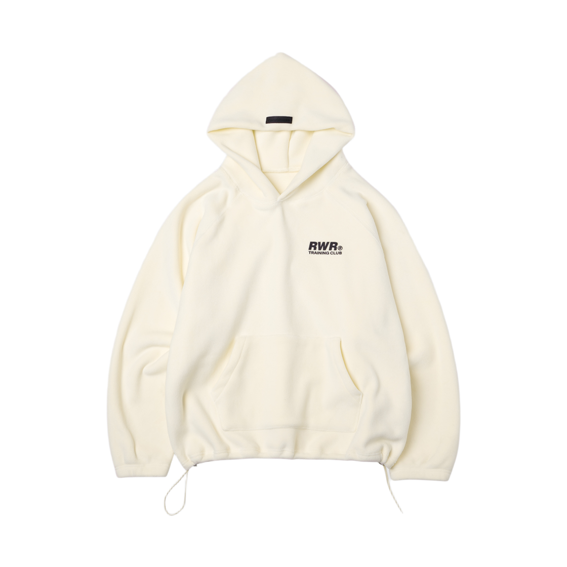 런위더 러닝 클럽 후리스 후드 크림