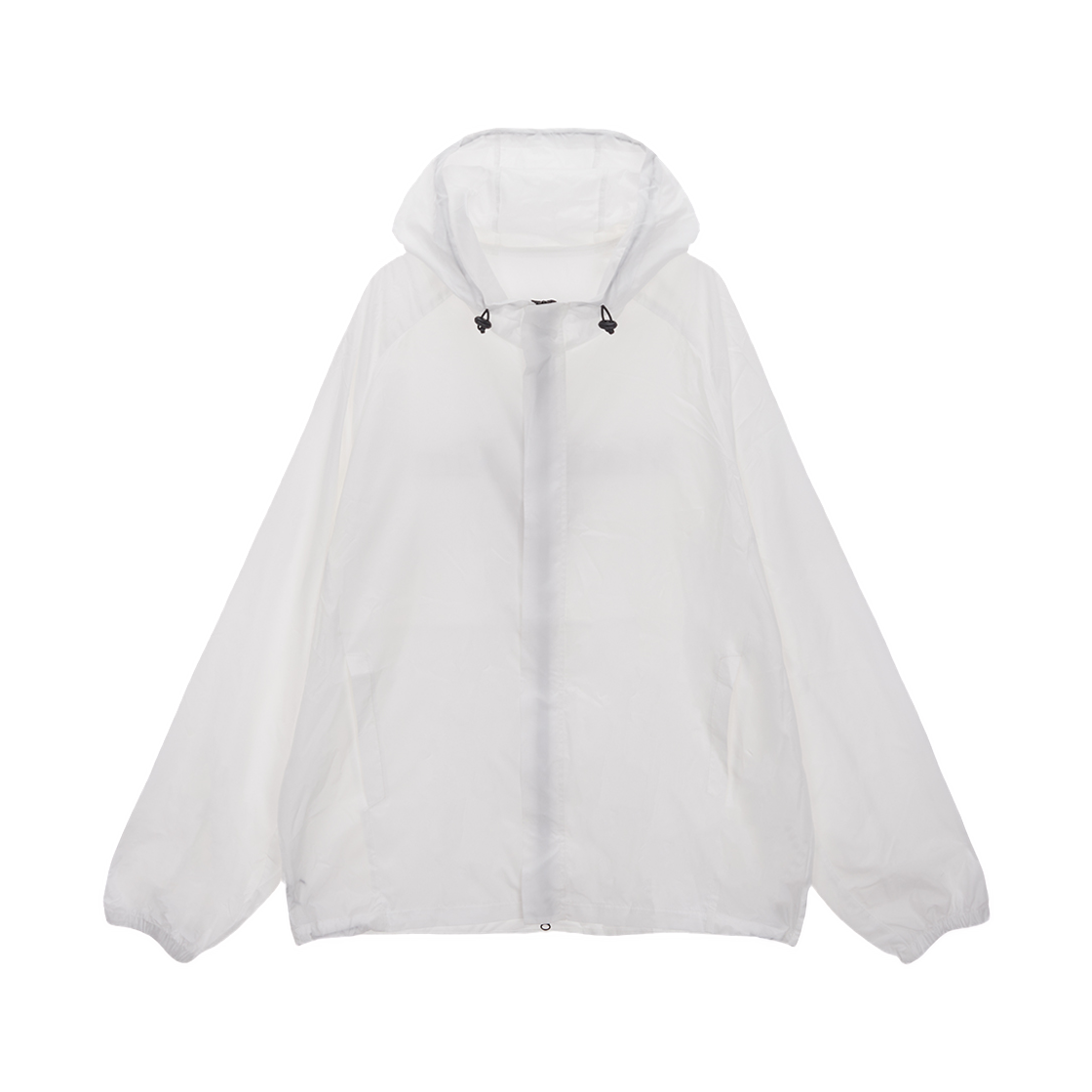 마뗑킴 라이트 후디 윈드브레이커 화이트(Matin Kim Light Hoody Windbreaker White)