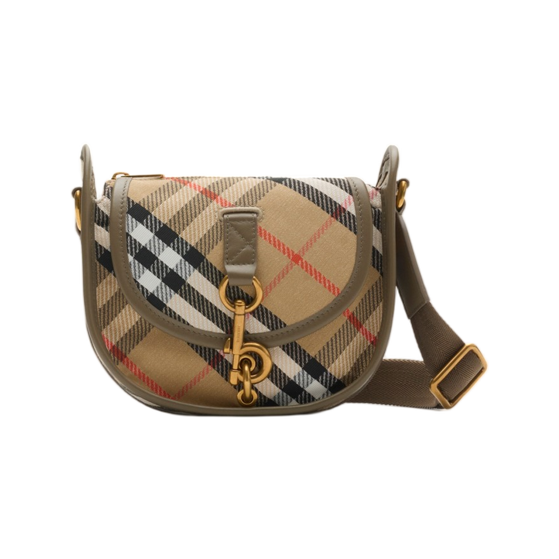 8119657 Burberry Mini B Clip Messenger Bag Sand Beige