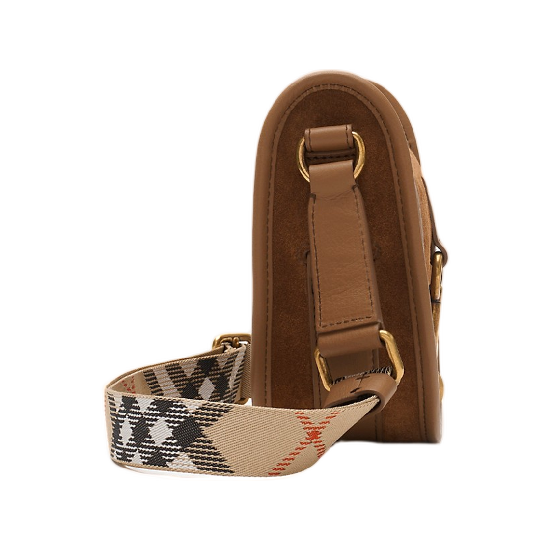 버버리 미니 B 클립 메신저백 헤이즐 브라운(Burberry Mini B Clip Messenger Bag Hazel Brown) - 2