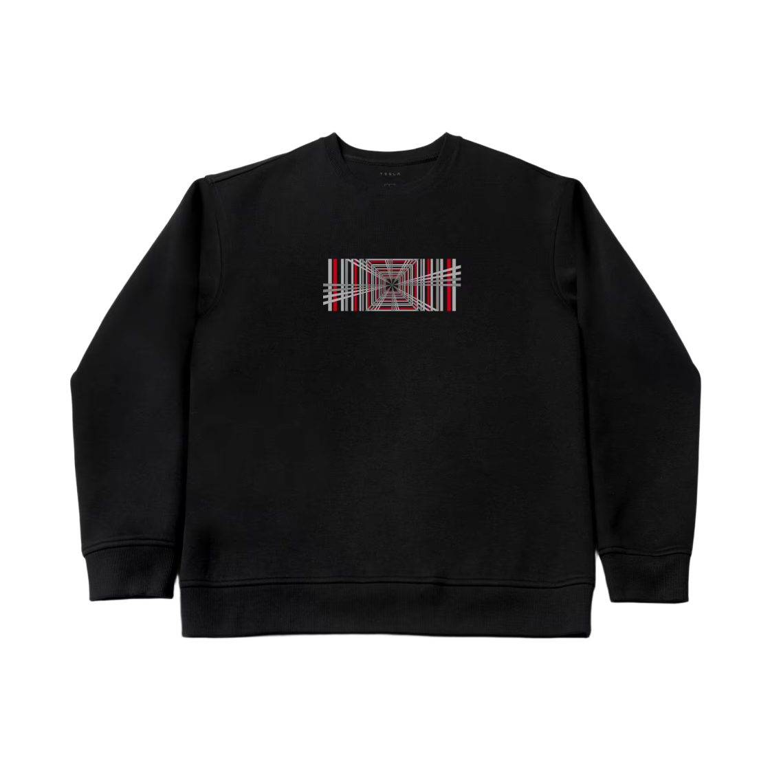 - Tesla Plaid Sweatshirt Black