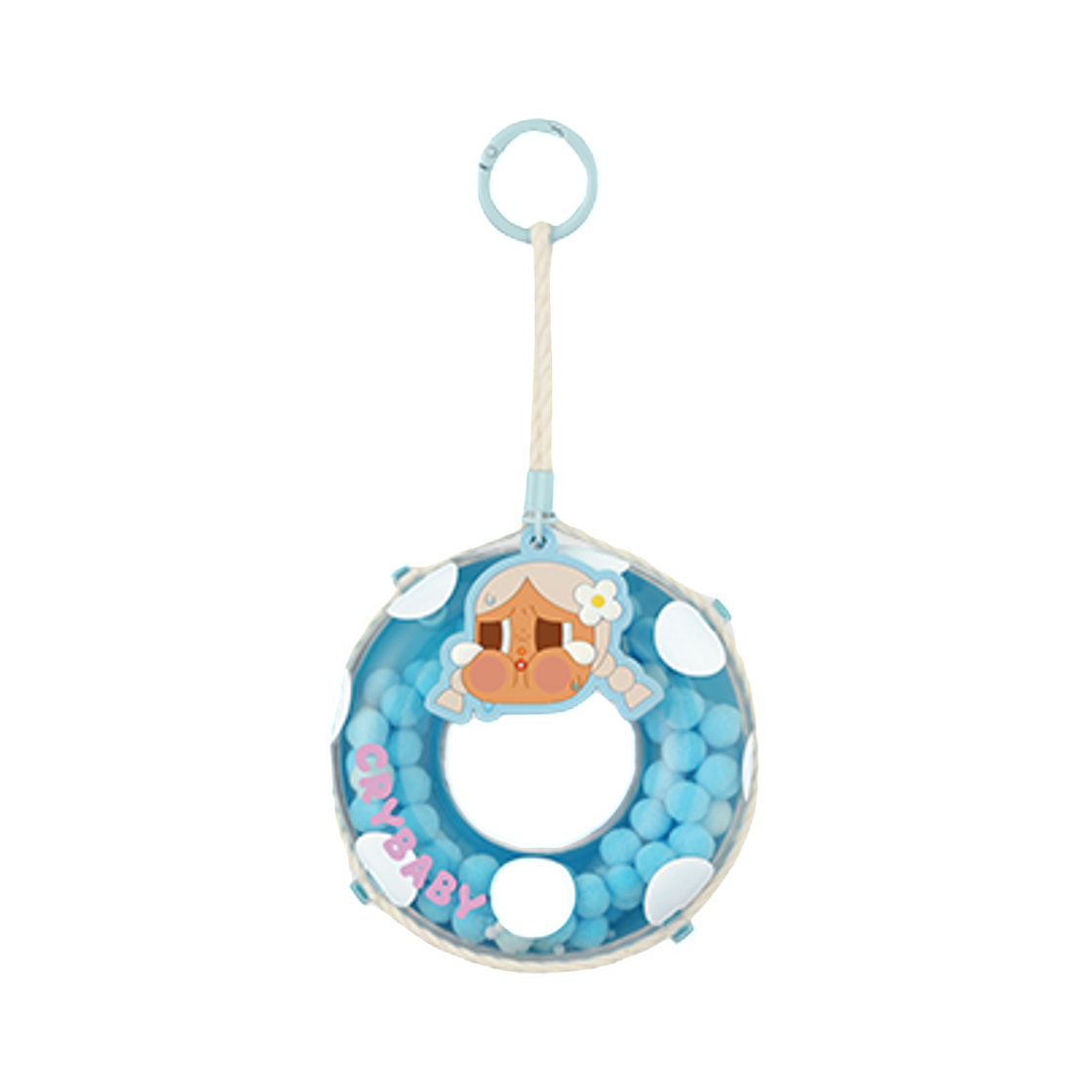 - Pop Mart Crybaby Vacation Mode On Series Pendant Chilling on the Beach (Opened Case)