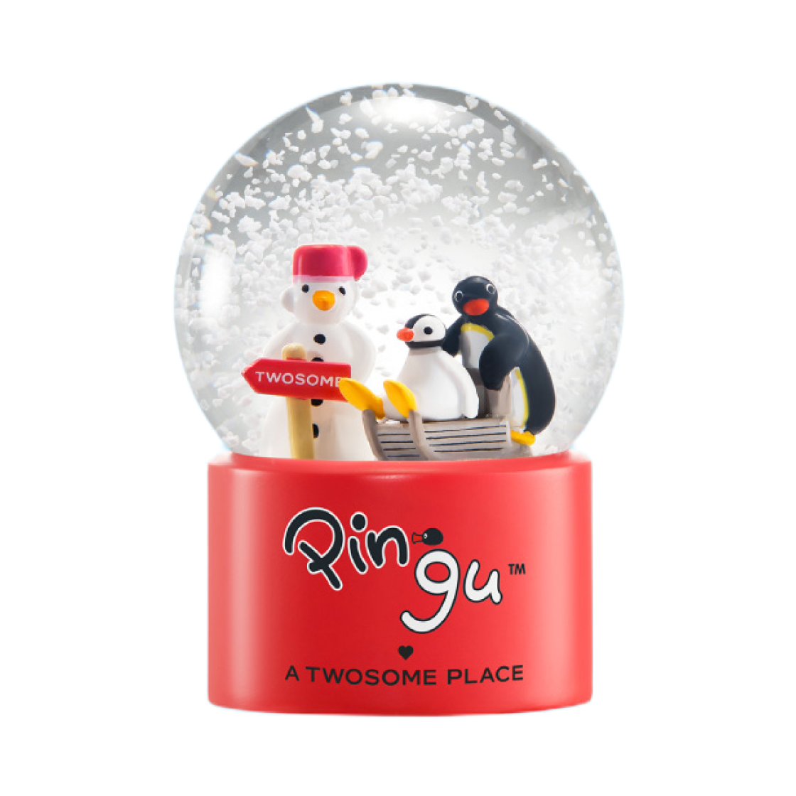 투썸 플레이스 x 핑구 스노우 글로브 썰매(A Twosome Place x Pingu Snow Globe Sled)