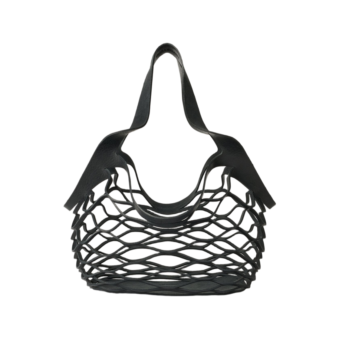 A4258PS Our Legacy Piccola Cut Bag Shifting Ink Gritty Bull Hide