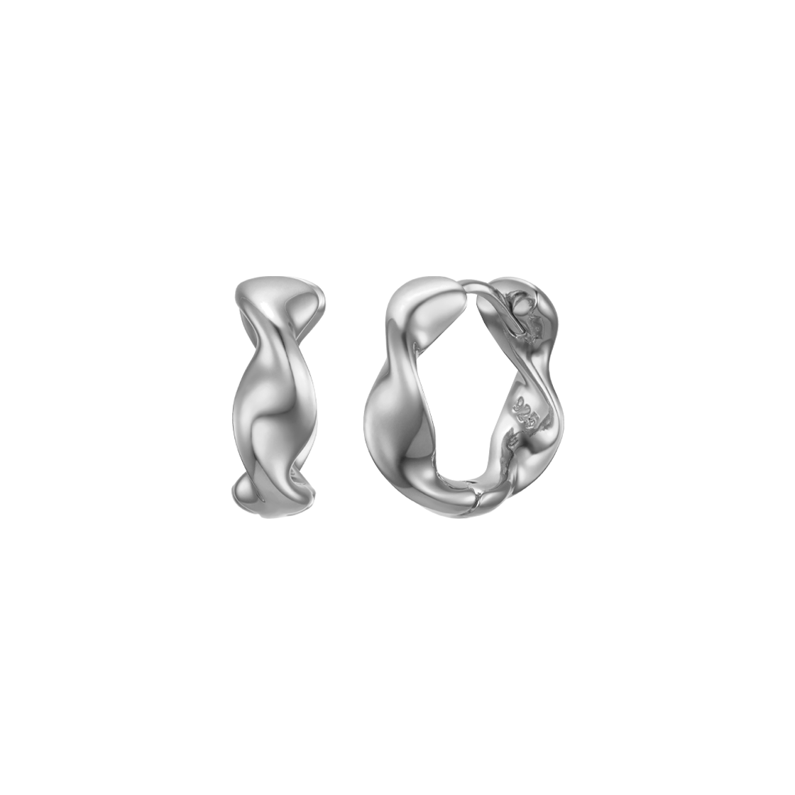 ES1574 Byweekend Oslo Earring Silver