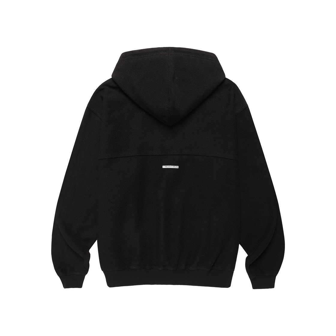 더바이닐하우스 리버스드 컷오프 후드 블랙(Thevinylhouse Reversed Cut Off Hoodie Black) - 2