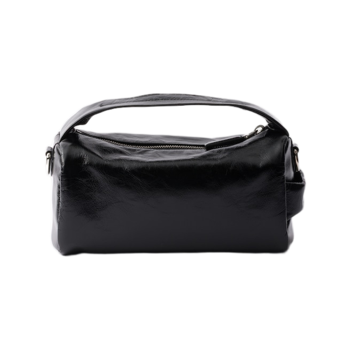 프라다 레더 숄더백 블랙(Prada Leather Shoulder Bag Black) - 2