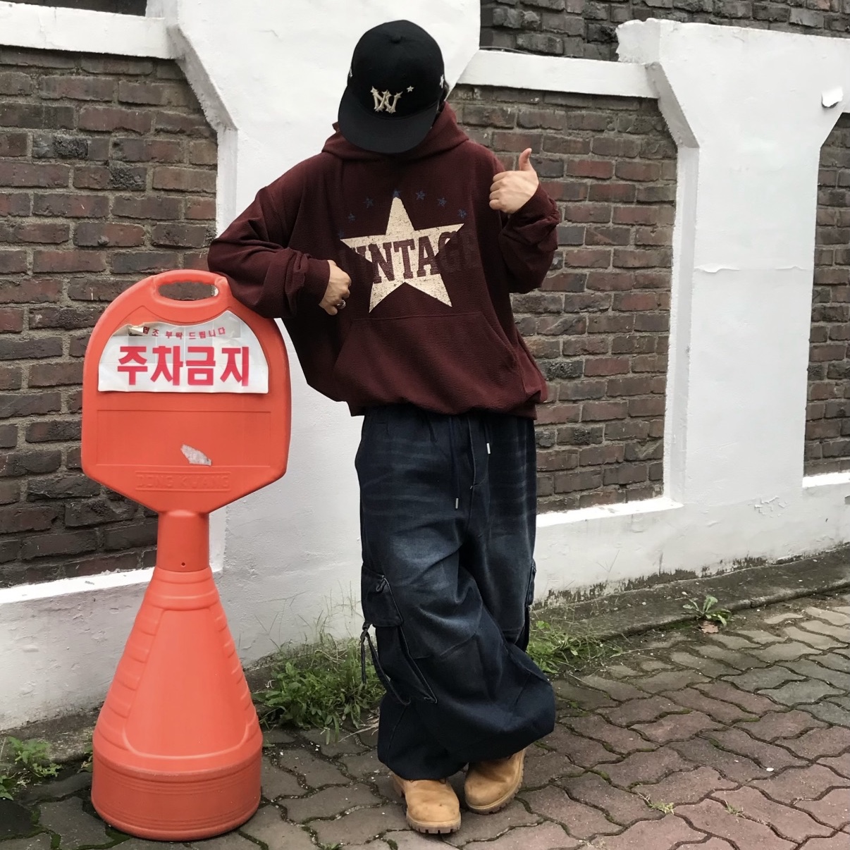 Timberland Premium 6 inch Waterproof Boot Wheat Nubuck - Wide, Aoiro 6-Panel Bone A/N Cap Black 착용 스타일 - 1