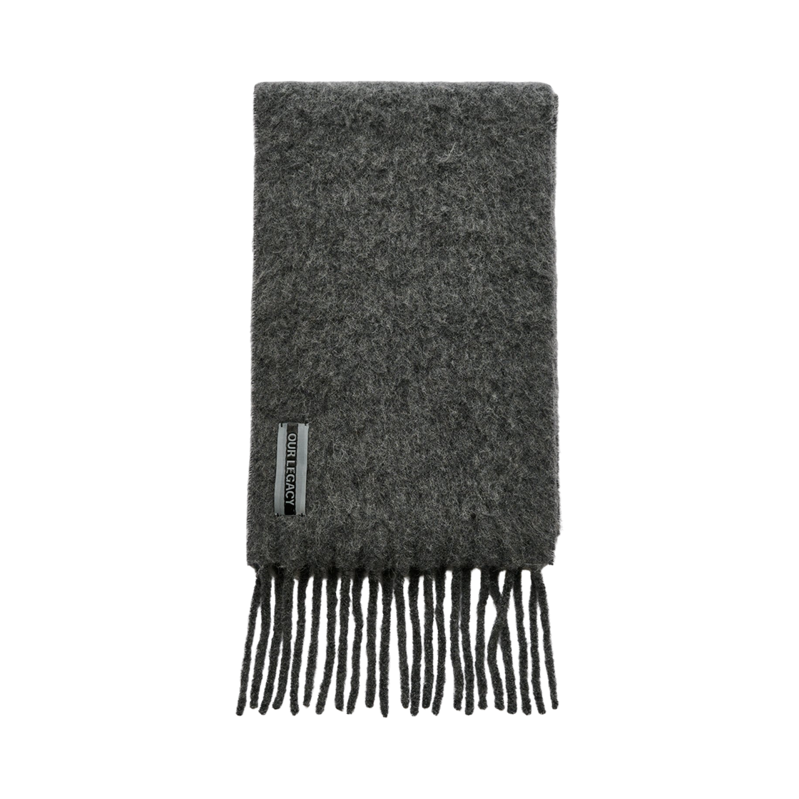 A4258EPH Our Legacy Estate Scarf Phantom Fuzzy Alpaca