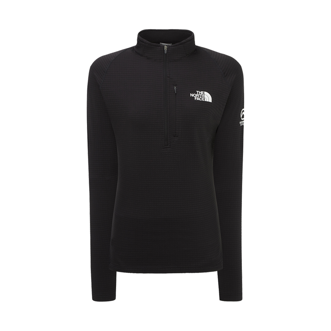 NT7LR88A (W) The North Face Ortler L/S Zip T-Shirt Black - 25FW