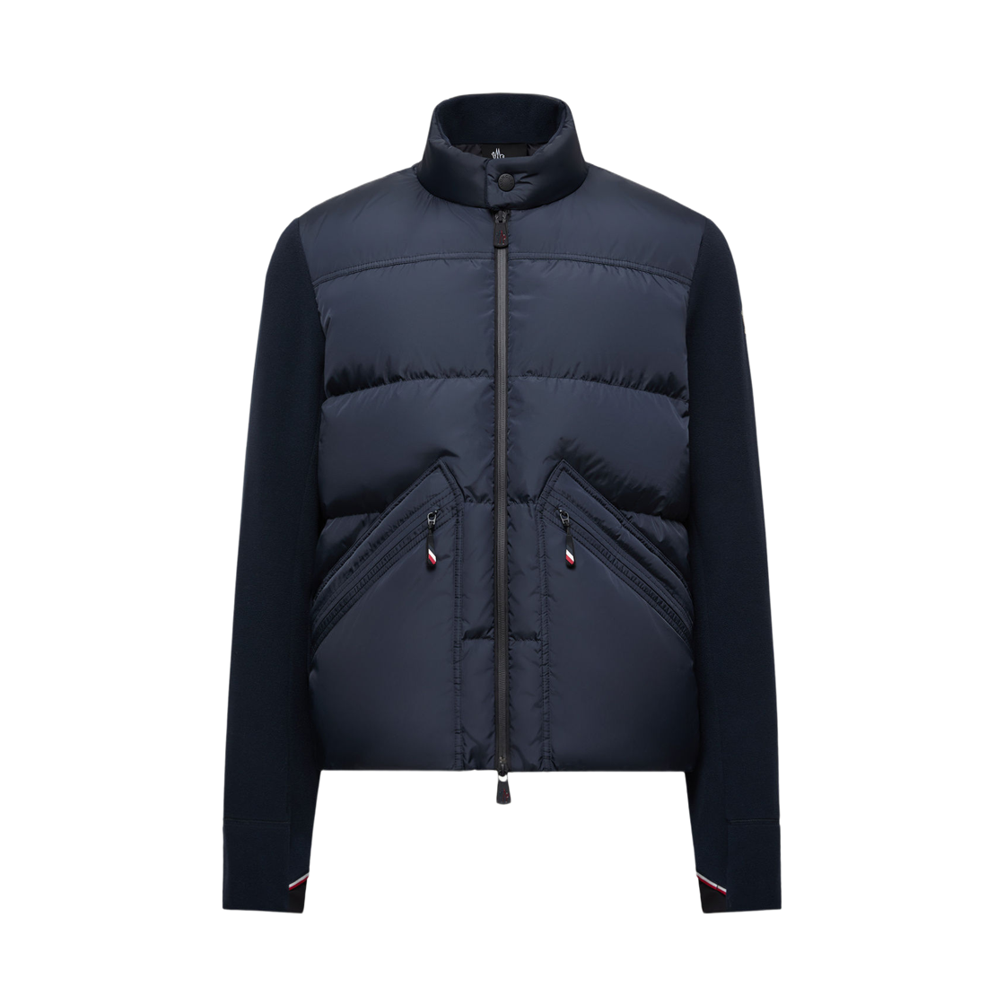 K2-097-8G00014-80093-742 Moncler Padded Zip-Up Cardigan Navy Blue - 25FW