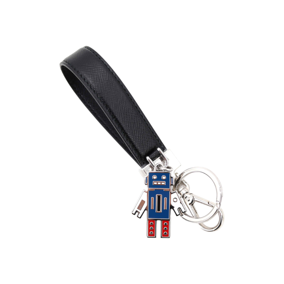 ITWOUFH6LVC2 Prada Saffiano Robot Keyholder 2PP040