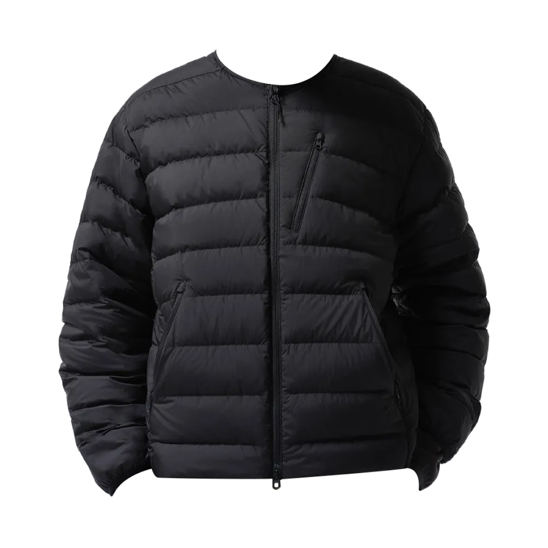MMEDJ9B11-BK Musinsa Standard City Leisure Round Neck Light Down Jacket Black