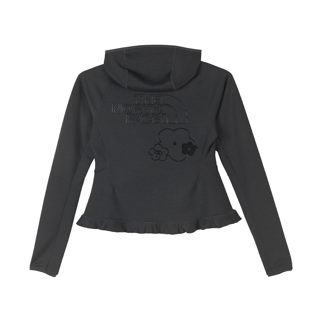 (W) 노스페이스 x 세실리에 반센 울 베이스 레이어 탑 TNF 블랙((W) The North Face x Cecilie Bahnsen Wool Base Layer Top TNF Black)