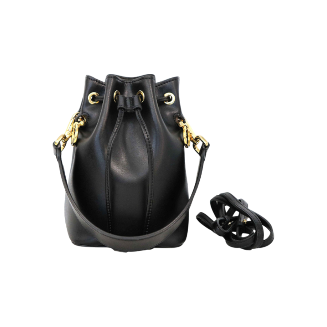 ITHK3H2KNNU4 Fendi Montrezzo Mini Bucket Bag 8BS010