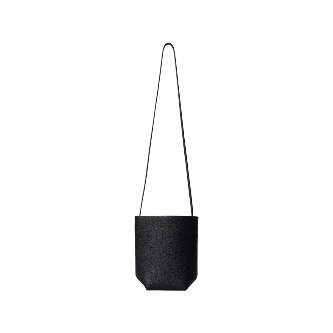 W1863L129BAS The Row N/S Park Crossbody Bag in Leather Black