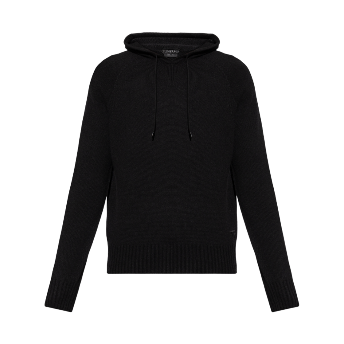 KOL003-YMK069-LB999 Tom Ford Cashmere Hoodie Sweater Black