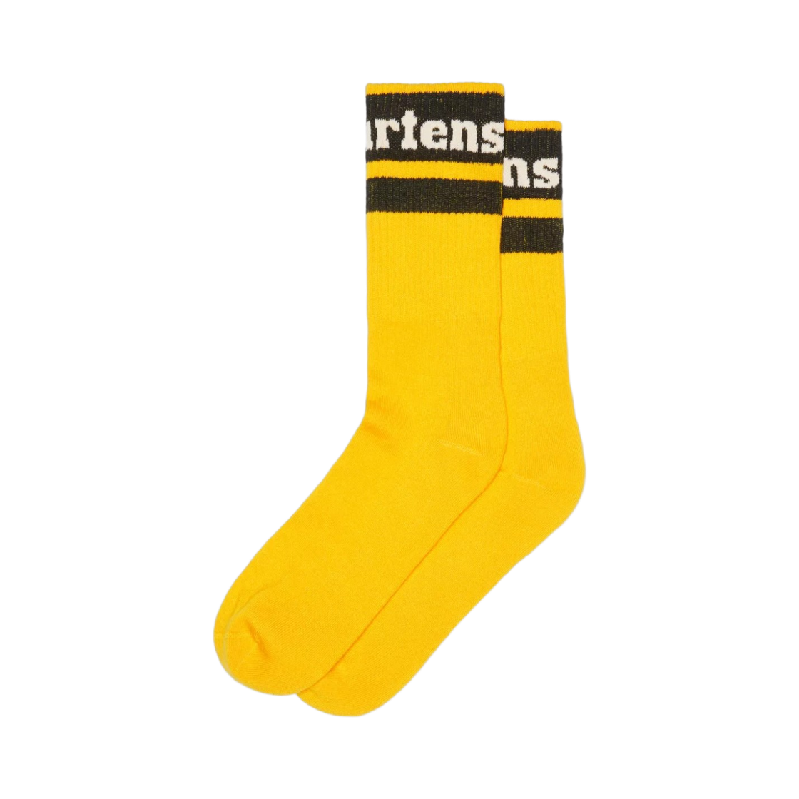 AC681700 Dr. Martens Athletic Logo Organic Cotton Blend Socks Yellow
